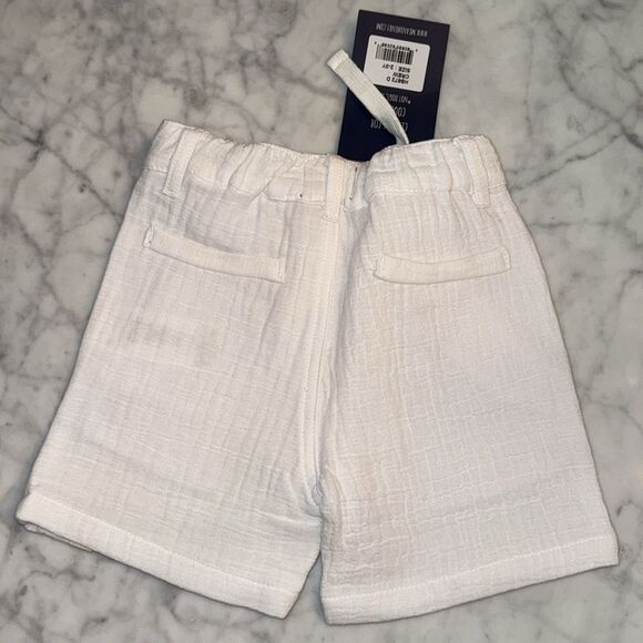 Me + Henry White Linen Blend Shorts 2/3Y - Picture 6 of 6